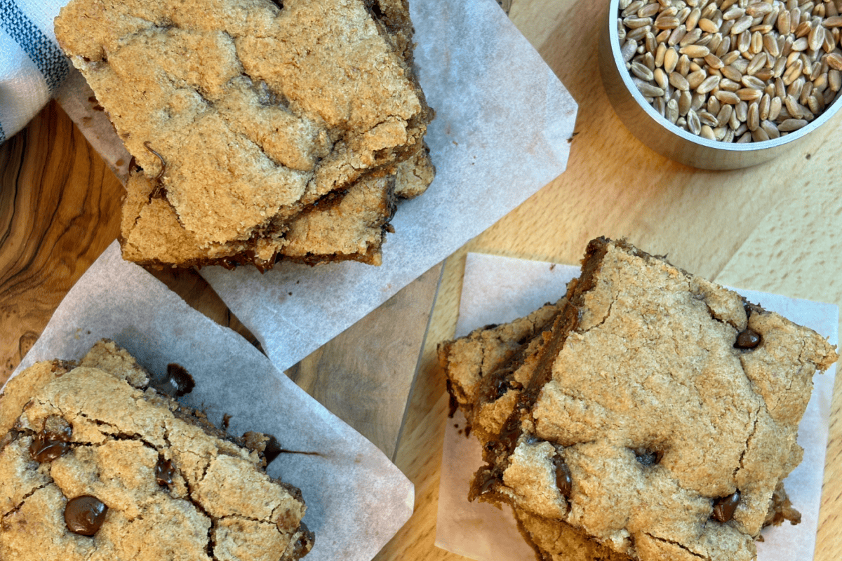 Whole Wheat Chocolate Chip Cookie Bars