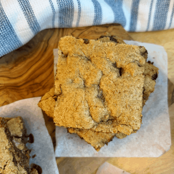 Whole Wheat Chocolate Chip Cookie Bars